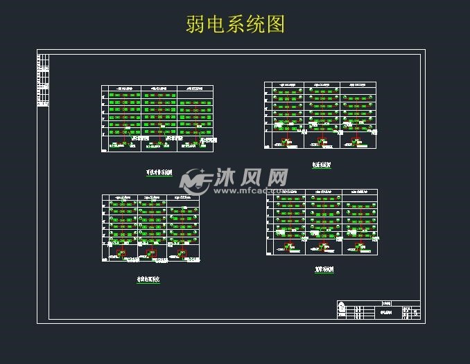 弱电系统图