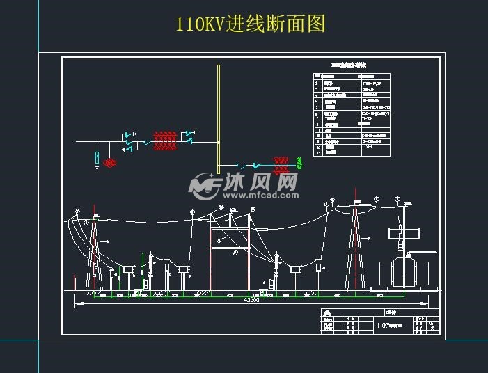 某南开发区110kv变电站电气设计 - 设计方案图纸
