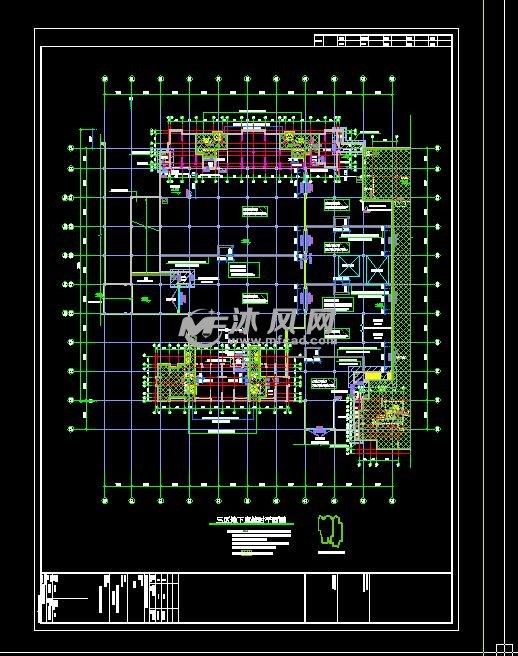 雨润香榭俪都小区一期三区人防地下室车库建筑结构水电施工图