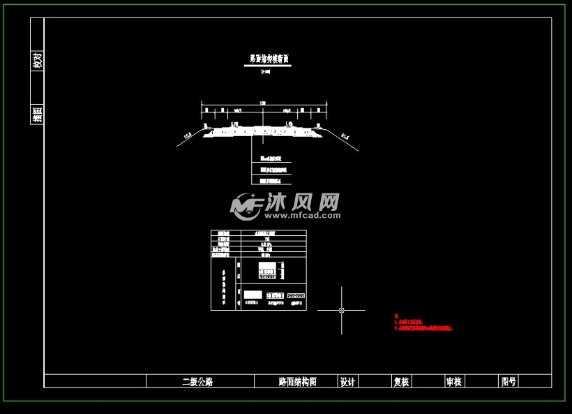 二级公路设计图纸方案及计算书路线总长1.8987公里