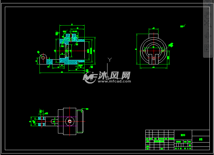 手摇唧筒泵体机械加工工艺与夹具设计(车铣钻3套夹具)