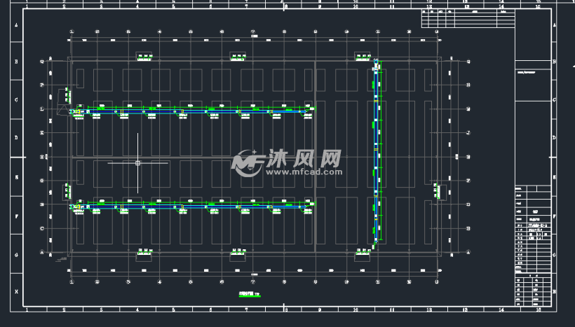 送风系统平面图