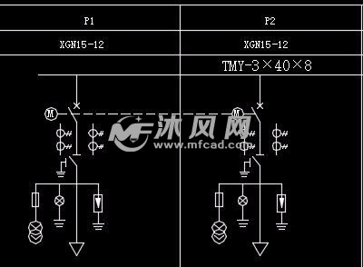 10kv高低压配电系统图