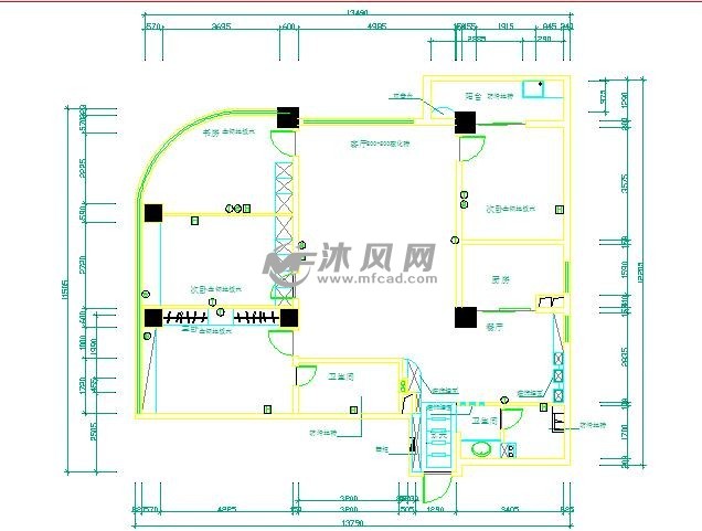 插座弱电布置图