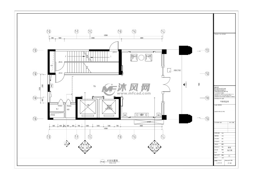 某小区入户大堂以及电梯厅