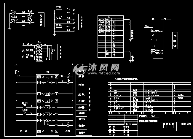 gck低压配电柜图纸 - 电气工程图纸 - 沐风网