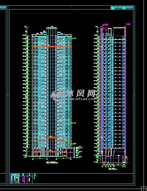 国贸春天34层1#高层住宅全专业设计施工图
