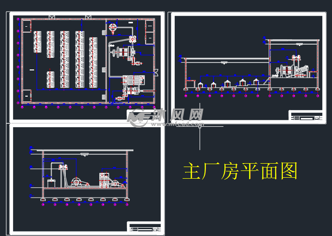 主厂房平面图