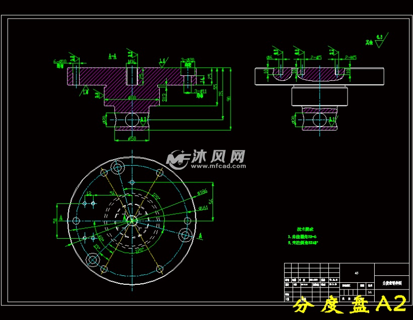 转子泵泵体的回转式钻6xФ13孔夹具设计及加工工艺规程