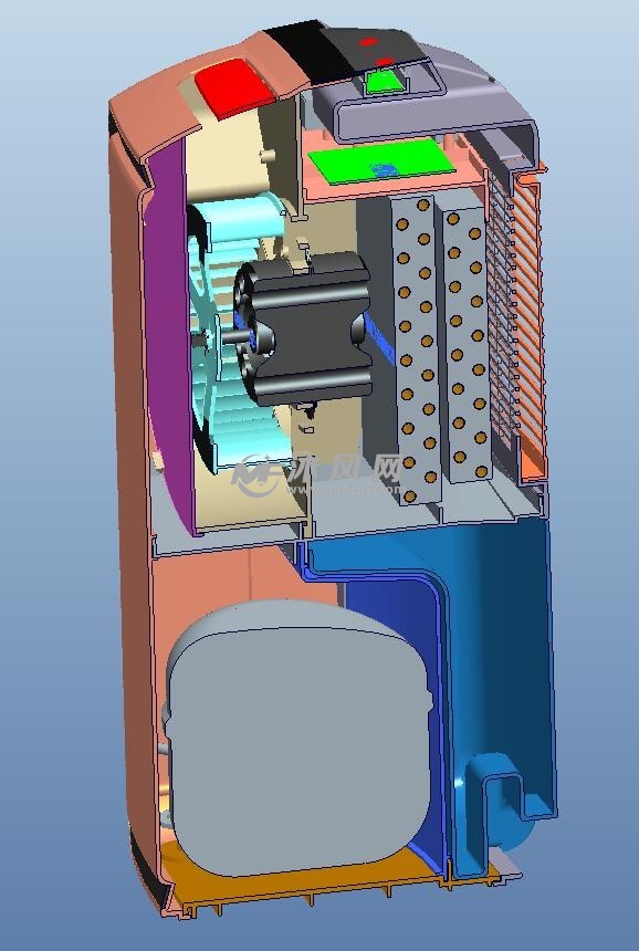 家用除湿机3d图档