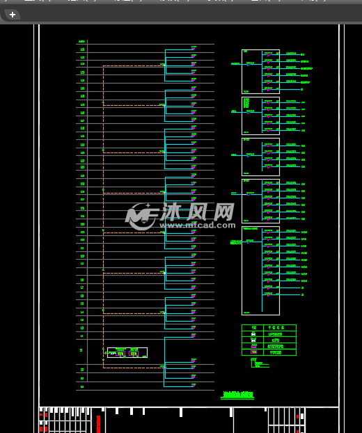 甲级商务写字楼智能化施工图 - 电气工程图纸 - 沐风网