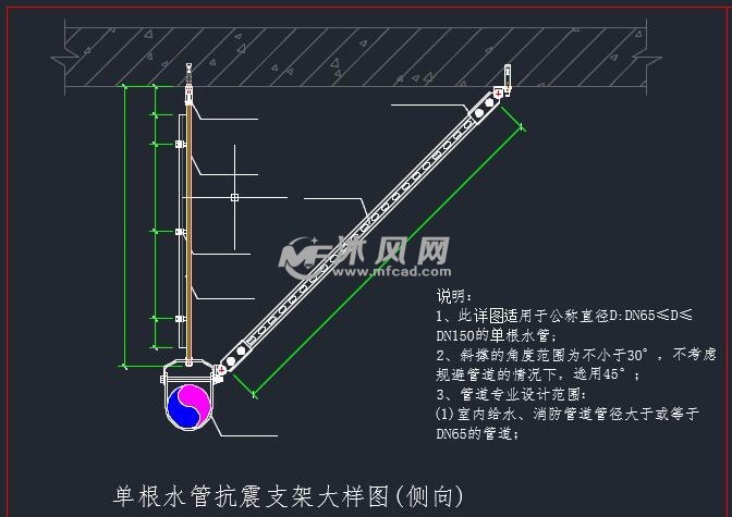 抗震支架说明,大样图/抗震支架大样图