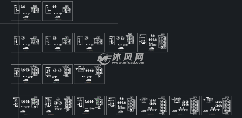 变频器控制柜一次二次回路图 - 电气工程图纸 - 沐风网