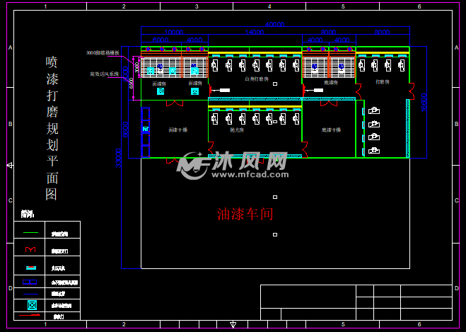 家具厂木工除尘喷漆规划图