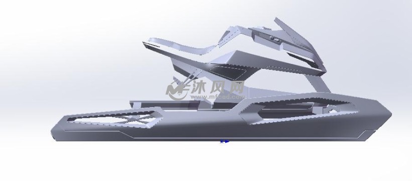 摩托艇制作模型