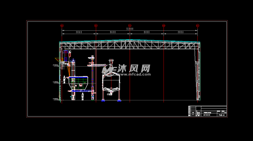 啤酒厂cad平面布置图