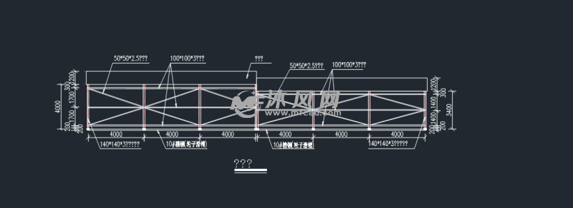 施工现场钢筋加工棚 - 建筑模型图纸 - 沐风网