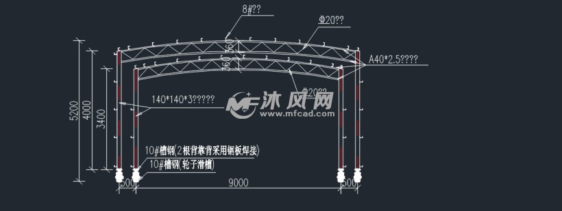 施工现场钢筋加工棚