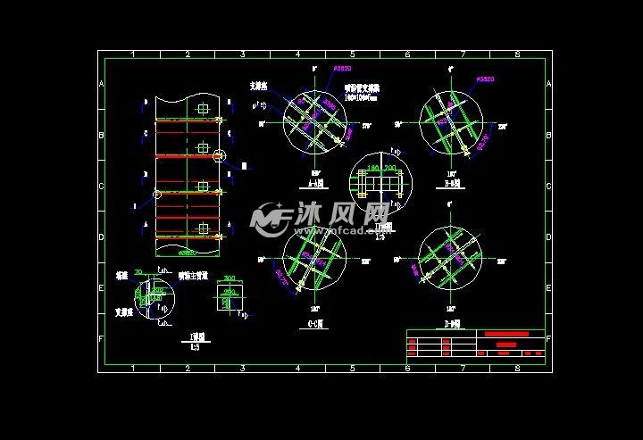 脱硫塔详细设计图