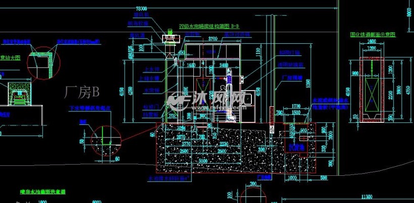 水帘喷漆房截面