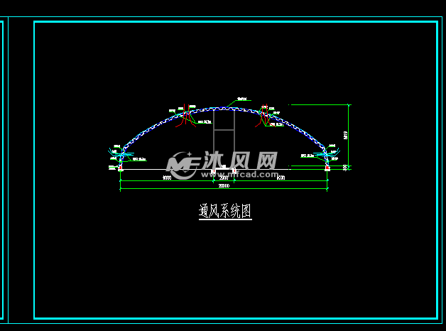 大跨度拱棚 - 建筑图纸 - 沐风网