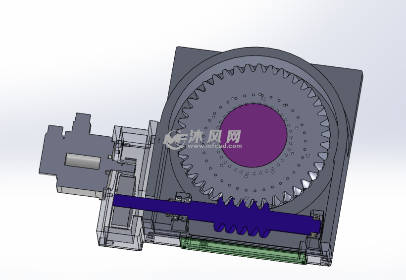 数控机床蜗轮蜗杆回转工作台