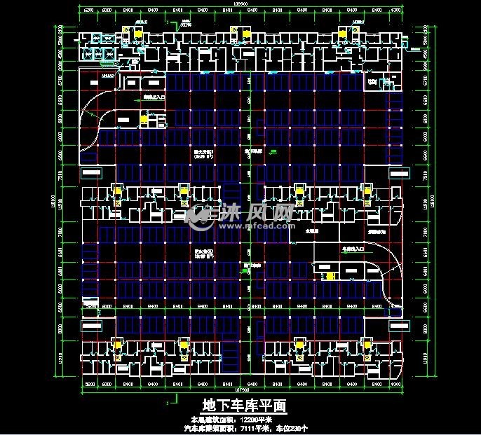 地下车库平面图
