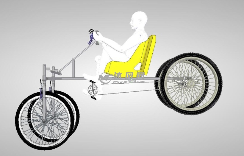 四轮自行车创意设计