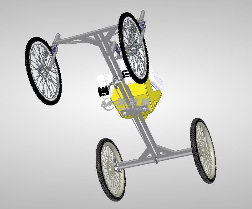 四轮自行车创意设计