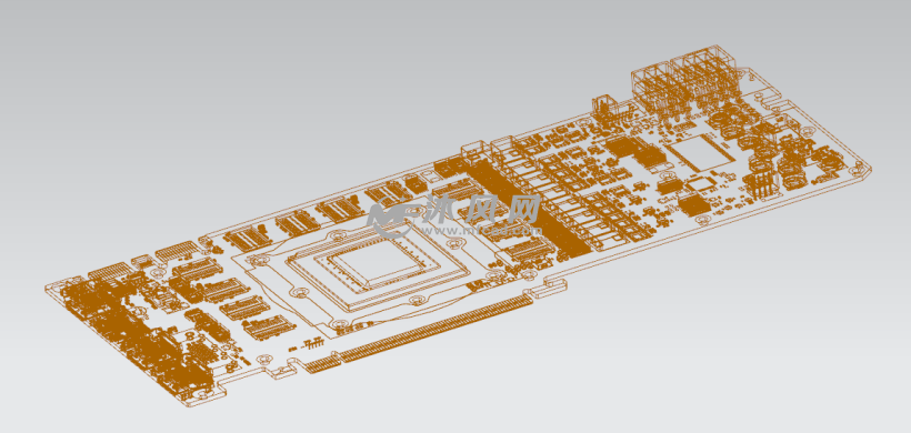 1080显卡pcb板 电子电工图纸 沐风网