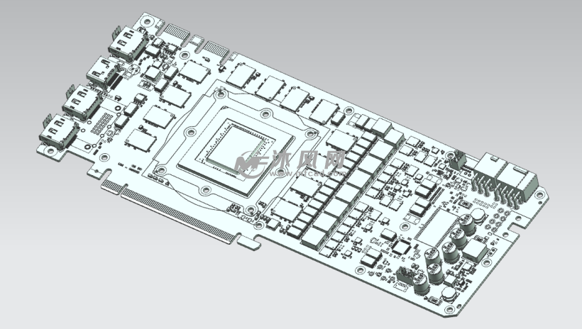 1080显卡pcb板 电子电工图纸 沐风网