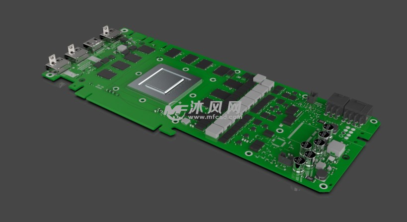 1080显卡pcb板 电子电工图纸 沐风网