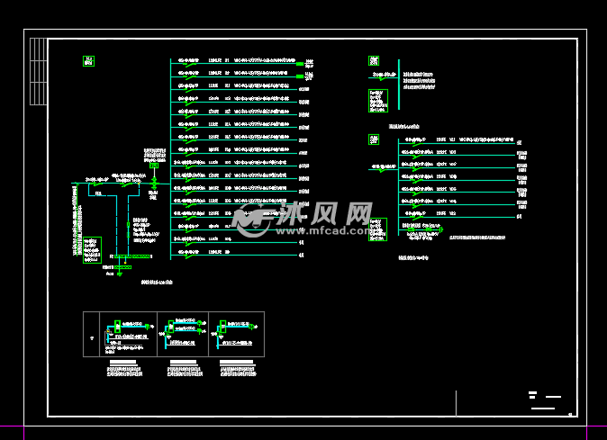 配电箱系统图 弱电系统图
