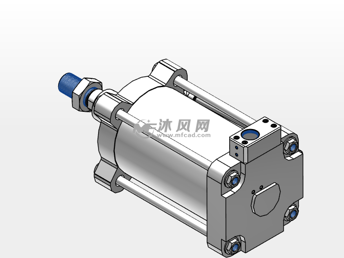 无杆气缸设计模型