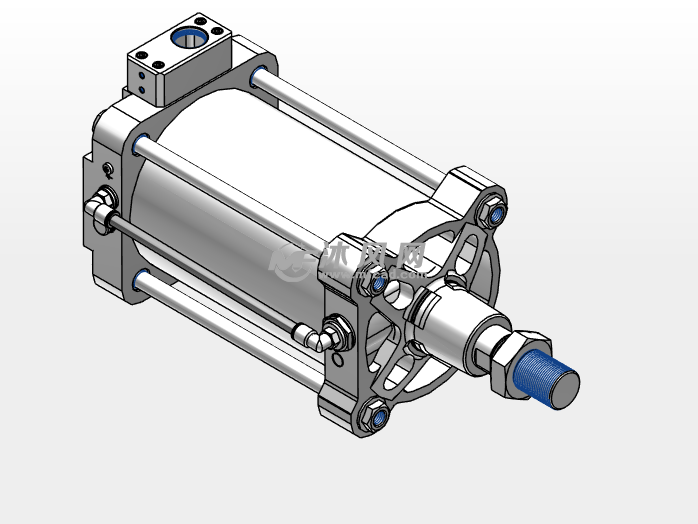 无杆气缸设计模型