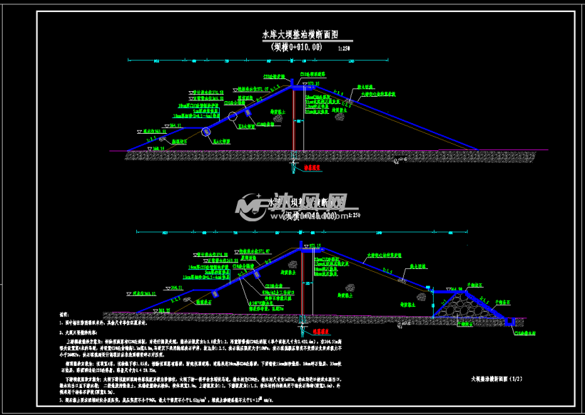 水库整治技施图