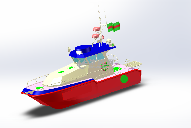 轮船设计模型图