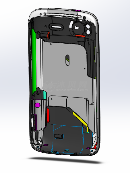 htc58手机外壳模型