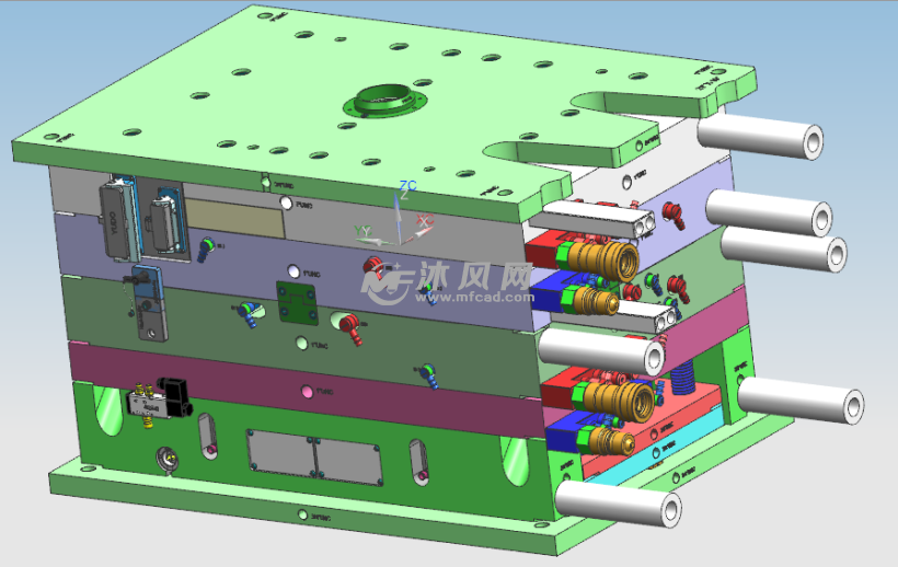 模具图纸 注塑模图纸 汽车注塑模具