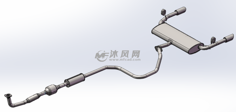 轿车排气管总成焊接工装夹具