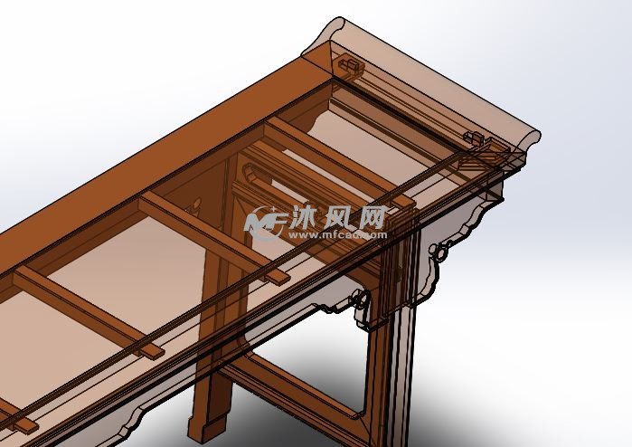 明清家具-翘头案 - 家具家装图纸 - 沐风网