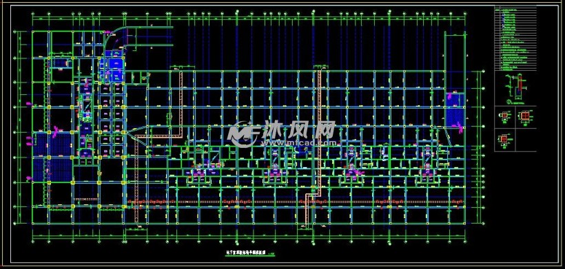 人防地下室带核六级高层结构施工图