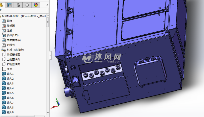 钣金箱体设计模型