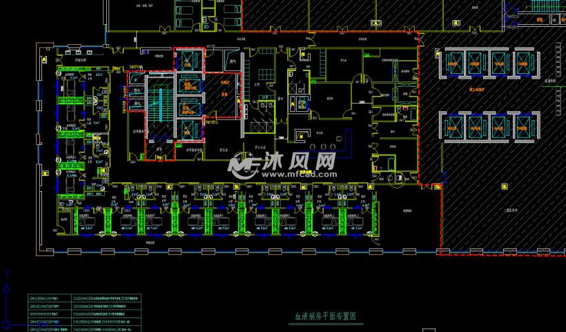 血液层流病房装饰计图