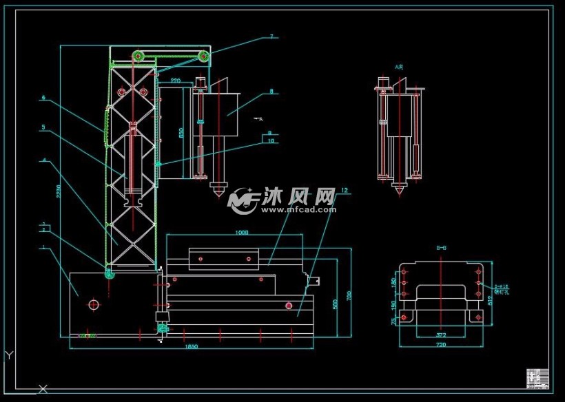 数控激光切割机的机械结构设计