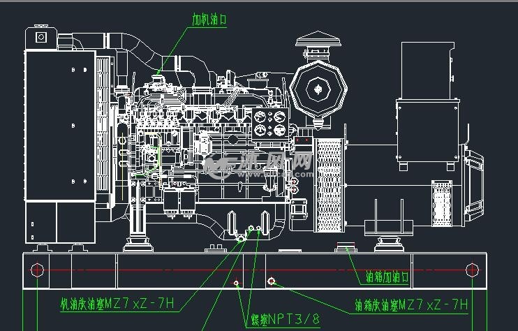 120kw柴油发电机组 - 电子电工图纸 - 沐风网