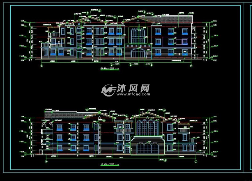 3层6班幼儿园建筑设计施工图