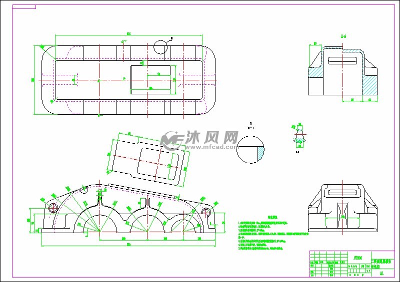 二级减速器箱盖箱体加工工艺及夹具设计