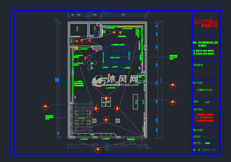 门窗专卖店施工图集