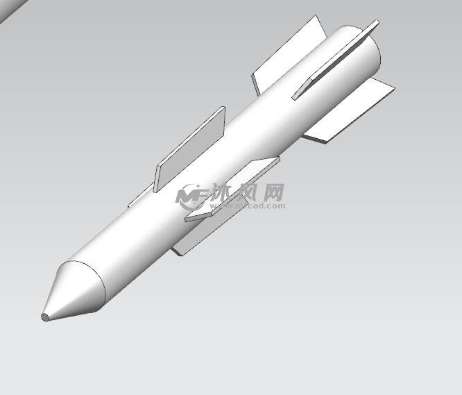 机载小型导弹 - 军工模型图纸 - 沐风网